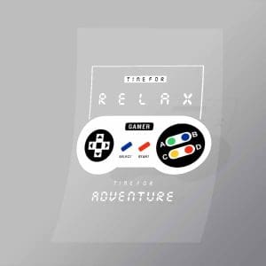 DCGG0044 Relax Time For Adventure Direct To Film Transfer Mock Up