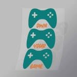 DCGG0078 Own Your Game Direct To Film Transfer Mock Up