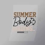 DCGP0011 Summer Body Loading Direct To Film Transfer Mock Up