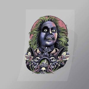 DCHM0007 Beetlejuice Direct To Film Transfer Mock Up