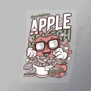 DCLC0013 Apple Crunch Direct To Film Transfer Mock Up