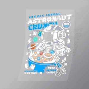 DCLC0023 Astronaut Crunch Direct To Film Transfer Mock Up