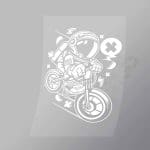 DCLC0025 Astronaut Downhill Direct To Film Transfer Mock Up