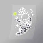 DCLC0035 Astronaut Tennis Direct To Film Transfer Mock Up