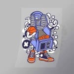 DCLC0055 Basketball Arcade Direct To Film Transfer Mock Up