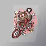 DCLC0067 Beaver Downhill Direct To Film Transfer Mock Up