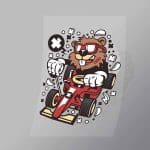 DCLC0069 Beaver Racer 2 Direct To Film Transfer Mock Up