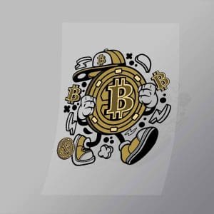 DCLC0085 Bitcoin Direct To Film Transfer Mock Up