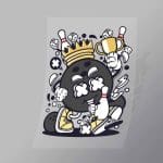 DCLC0094 Bowling King Direct To Film Transfer Mock Up