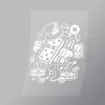 DCLC0162 Classic Gambler Direct To Film Transfer Mock Up