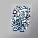 DCLC0216 Dj King Card Direct To Film Transfer Mock Up