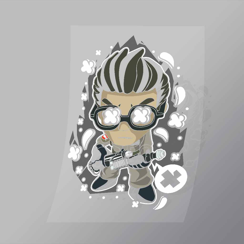 DCLC0280 Ghost Buster Direct To Film Transfer Mock Up