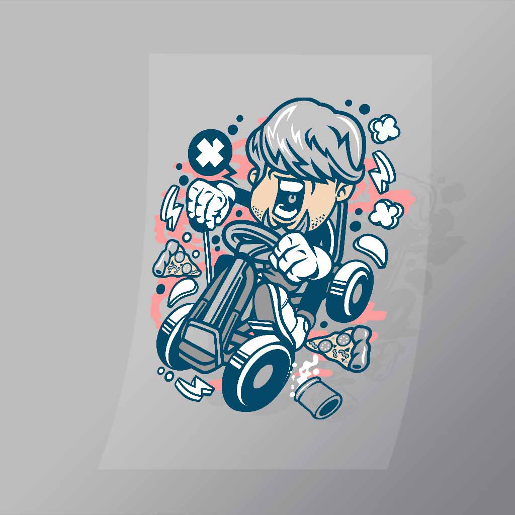 DCLC0287 Gokart Bastard Direct To Film Transfer Mock Up