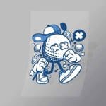 DCLC0292 Golf Kid Direct To Film Transfer Mock Up