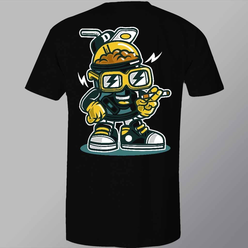 DCLC0377 Let's Drink Direct To Film Transfer Black Pullover Hoodie Mock Up