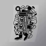 DCLC0424 Old School Camera Direct To Film Transfer Mock Up