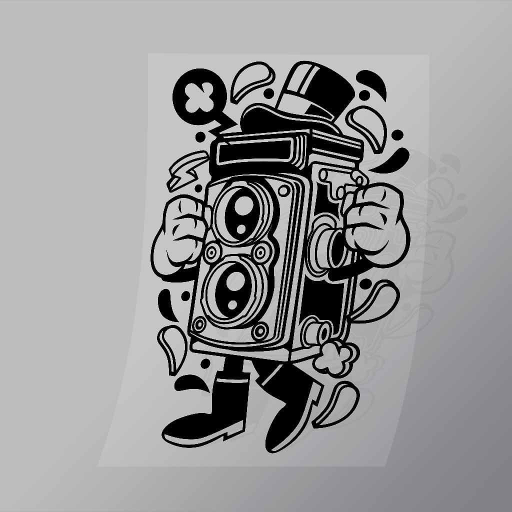 DCLC0424 Old School Camera Direct To Film Transfer Mock Up