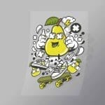 DCLC0445 Pear Direct To Film Transfer Mock Up