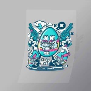 DCLC0634 Surprise Candy Direct To Film Transfer Mock Up