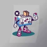 DCLC0655 Toaster Direct To Film Transfer Mock Up