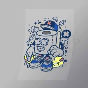 DCLC0657 Toilet Paper Direct To Film Transfer Mock Up