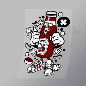 DCLC0658 Tomato Ketchup Direct To Film Transfer Mock Up