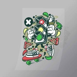 DCLC0666 Traffic Light Direct To Film Transfer Mock Up