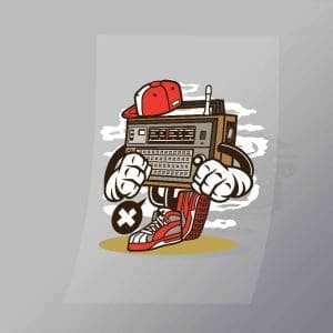 DCLC0669 Transistor Direct To Film Transfer Mock Up