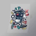 DCLC0670 Trash Can Direct To Film Transfer Mock Up