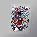 DCLC0681 United Kingdom Football Kid copy Direct To Film Transfer Mock Up