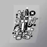 DCLC0685 Vape Direct To Film Transfer Mock Up