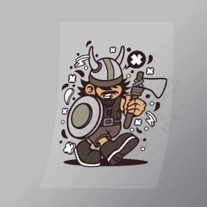 DCLC0689 Viking Kid Direct To Film Transfer Mock Up