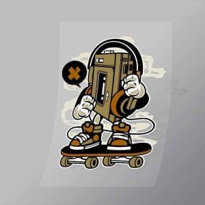 DCLC0694 Walkman Direct To Film Transfer Mock Up