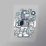 DCLC0695 Walrus Astronaut Direct To Film Transfer Mock Up