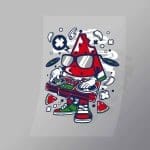 DCLC0698 Watermelon Dj Direct To Film Transfer Mock Up