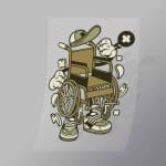 DCLC0700 Wheel Chair Direct To Film Transfer Mock Up