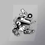 DCLC0701 Whistle Direct To Film Transfer Mock Up