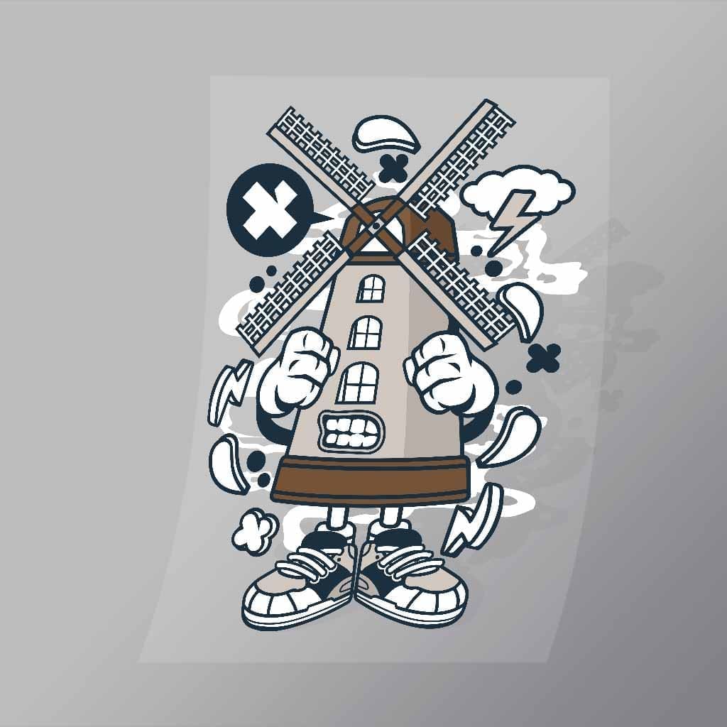 DCLC0703 Windmill Direct To Film Transfer Mock Up