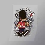 DCLC0713 Wolf London Guard Direct To Film Transfer Mock Up