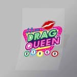 DCLG0002 I Love Drag Queen Direct To Film Transfer Mock Up
