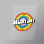 DCLG0018 Human Pride Direct To Film Transfer Mock Up