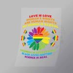 DCLG0051 Pride Flower Direct To Film Transfer Mock Up