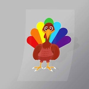 DCLG0119 Pride Turkey Direct To Film Transfer Mock Up