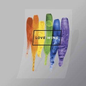DCLG0131 Love Wins Direct To Film Transfer Mock Up