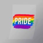 DCLG0146 Pride Rainbow Banner Direct To Film Transfer Mock Up