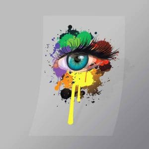 DCLG0153 Eye Pride Direct To Film Transfer Mock Up
