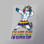 DCLG0177 Im Not Gay Im Super Gay Direct To Film Transfer Mock Up