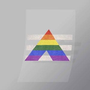 DCLG0179 Pride Flag Direct To Film Transfer Mock Up