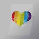 DCLG0192 Pride Heart Direct To Film Transfer Mock Up