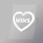 DCLG0196 Love Wins White Direct To Film Transfer Mock Up